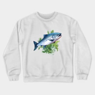 Pacific Northwest Salmon Crewneck Sweatshirt